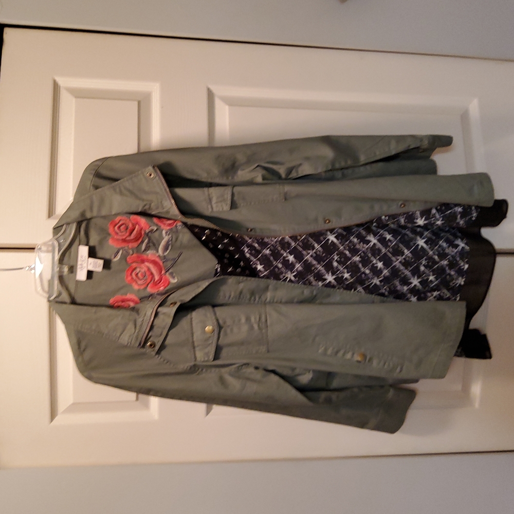 Style and co women's green jacket